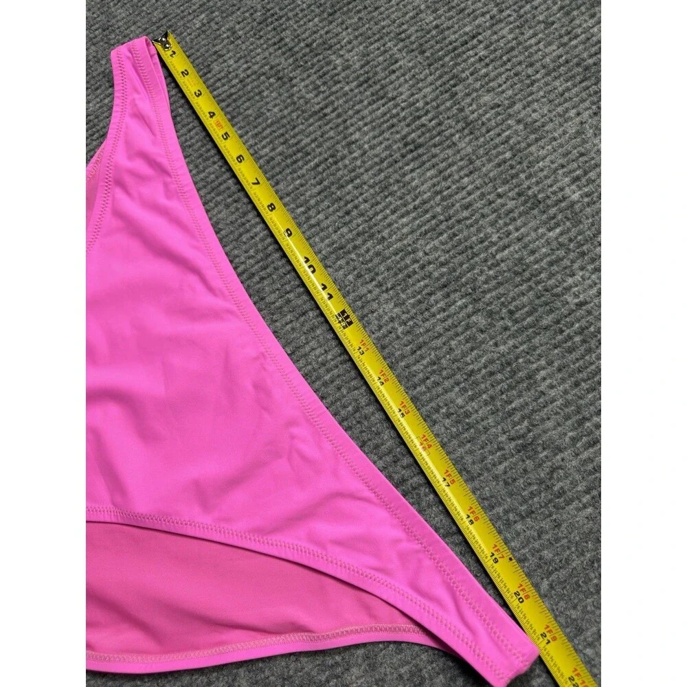 Skims Recycled Swim Women Size 4X Mid Coverage Bikini Bottom Pink Taffy NEW